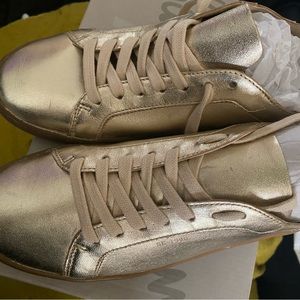 Sam Edelman Jayme Gold Sneakers